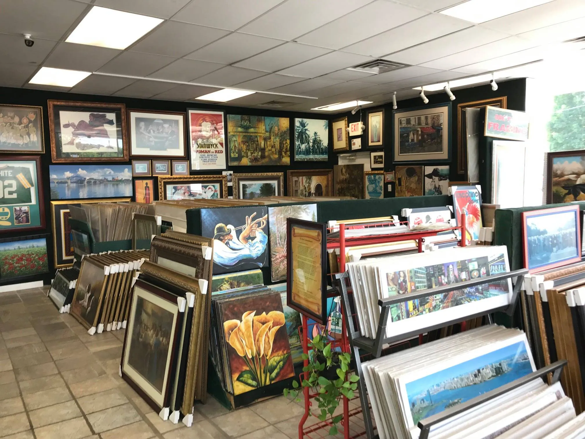 On the easels, One Price Framing, Chattanooga TN