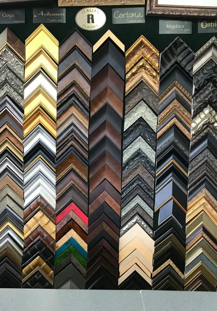The moulding library, One Price Framing, Chattanooga TN